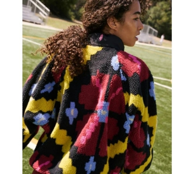 Free People fp Movement Hit The Slopes Printed Pullover Moroccan Night Small - Picture 3 of 8